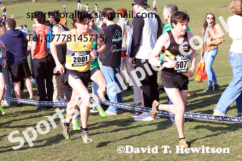 Senior mens 2025 UK CAU Inter Counties Cross Country Champs., Wollaton Park, Nottingham. Photo: David T. Hewitson/Sports for All Pics
